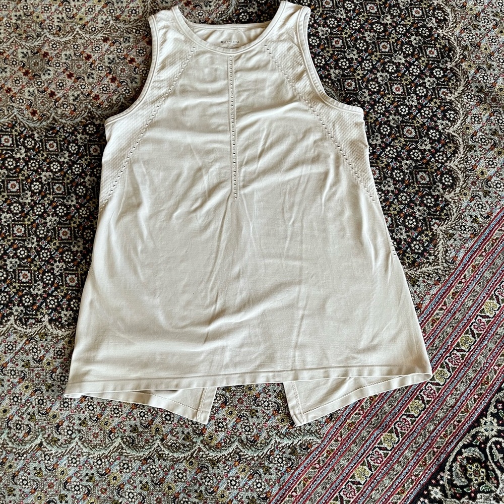Athleta beige foothills tank xs